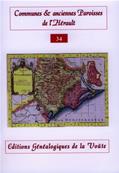 Communes et anciennes paroisses de l'Hérault