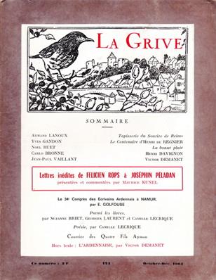 La Grive N° 124, octobre 1964