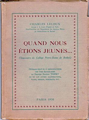 Quand nous étions jeunes ... Charles Leleux