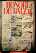 Honor de Balzac, un cas ( Andr Mauprat)