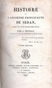 Histoire de l'ancienne Principauté de Sedan , J. Peyran