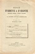 Revue d'Ardenne et d'Argonne 1900 N° 4