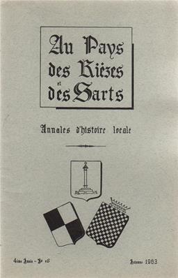 Au Pays des Rièzes et des Sarts 1963 N° 16