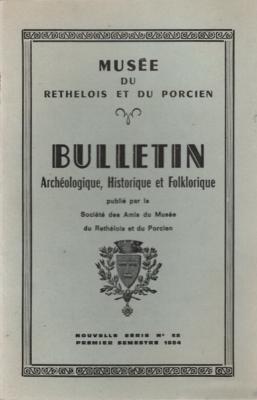 Bulletin archéologique historique et folklorique N° 58, 1984