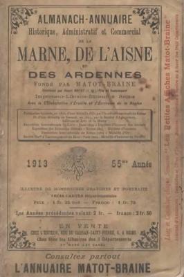 Almanach Matot Braine 1913
